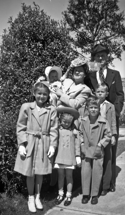 Edward and Julia Ruef Family, 1945 San Francisco